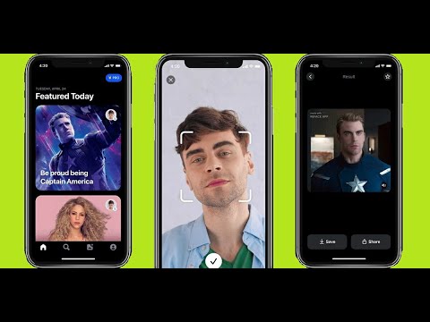 App Reface - Coloca una cara en vídeos con resultados espectaculares