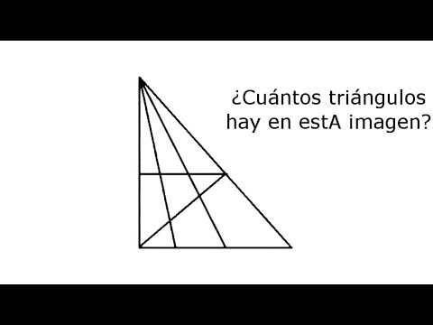 El acertijo de los triángulos con solución
