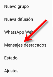 Marcar mensajes destacados en whatsapp mensajes destacados