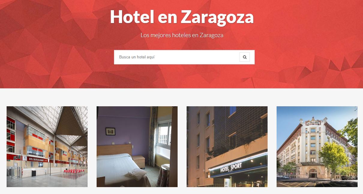 Comparador de hoteles en Zaragoza