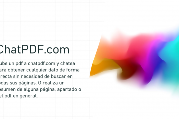 Sube un pdf y encuentra lo que necesitas con ChatPDF